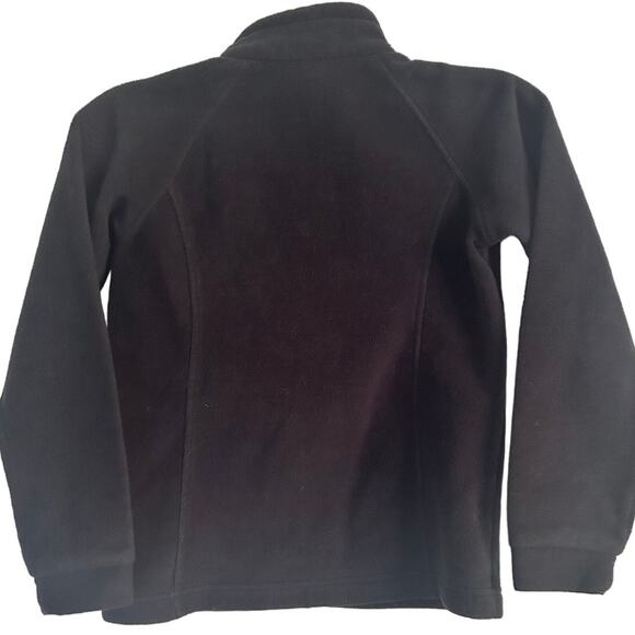 GUC Kid's Black Columbia Fleece Jacket Soft Warm Size XL - Picture 2 of 5